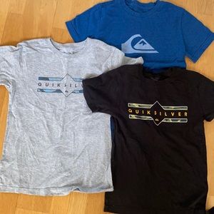 Quicksilver Lot of Boys tree Size M/12 and  L/14